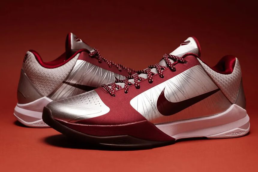 Closer Look At The Nike Kobe 5 Protro “Lower Merion Aces Away”