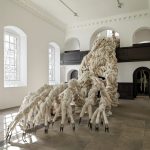 A Giant Wool Form by Nicola Turner Heaves and Skitters Through an 18th-Century Chapel — Colossal