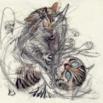 Anarchic Cats Are Ensnared in Chaos in Léo Forest’s Dynamic Drawings — Colossal