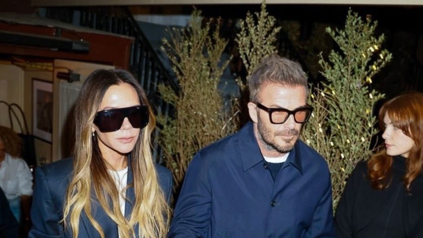 David and Victoria Beckham Have Two Very Different Takes on Monochrome Dressing