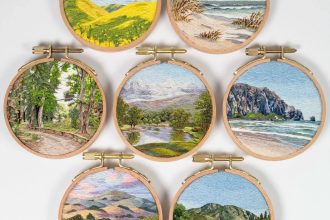 Cassandra Dias Takes an Impressionistic Approach to Painting with Thread — Colossal