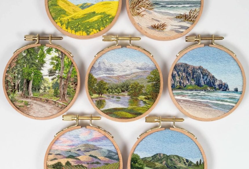 Cassandra Dias Takes an Impressionistic Approach to Painting with Thread — Colossal