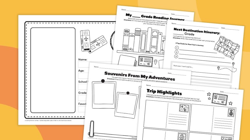 End-of-the-Year Memory Book (Free Printables)