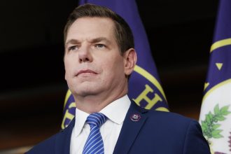 Eric Swalwell to resign from Congress : NPR