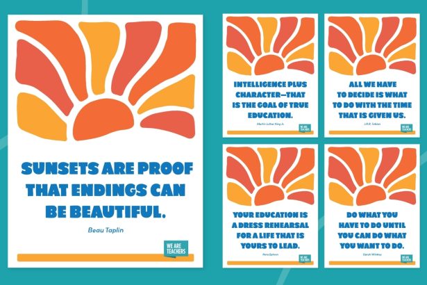 Free End-of-the-School-Year Quote Posters