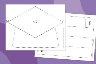 Graduation Cap Template (Free Printables)