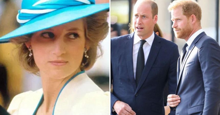 Harry and William ‘United in Grief’ Over Unseen Princess Diana Footage