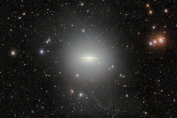 Iconic Sombrero Galaxy captured in incredible detail, revealing its enormous glowing halo
