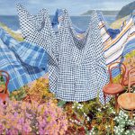 In Monica Rohan’s Paintings, Tablecloths and Chairs Uncannily Perch in Remote Landscapes — Colossal