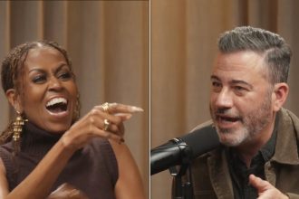 Jimmy Kimmel And Michelle Obama Talk Comedy Under Trump