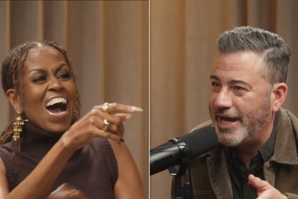Jimmy Kimmel And Michelle Obama Talk Comedy Under Trump