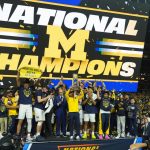 Michigan muscles its way to program’s 2nd NCAA national title : NPR