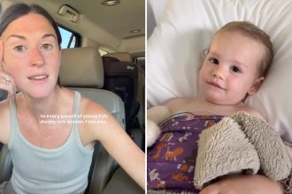 Parenting influencer Kelly Hopton-Jones accidentally runs over 23-month-old son with her car