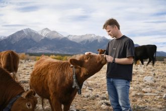 Peter Thiel’s big bet on solar-powered cow collars