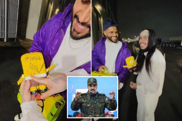 Rapper Tekashi 6ix9ine brags that Maduro signed his SpongeBob toy in infamous NYC lockup