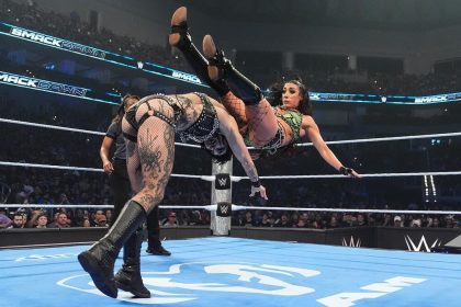 Rhea Ripley suffers a wardrobe mishap on post-WrestleMania WWE SmackDown