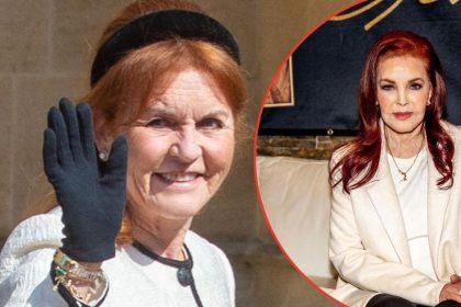Sarah Ferguson Leaves Priscilla Presley’s Home