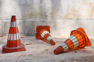 Stained Glass Objects by Pia Hinz Reflect the Contrast Between Strength and Fragility — Colossal