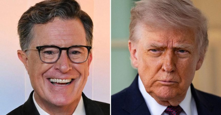 Stephen Colbert Reignites Trump Feud By Comparing President to ‘Hitler’