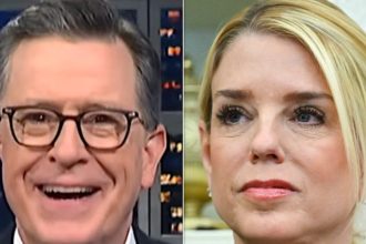 Stephen Colbert Taunts Pam Bondi With 5 ‘Heartfelt’ Words