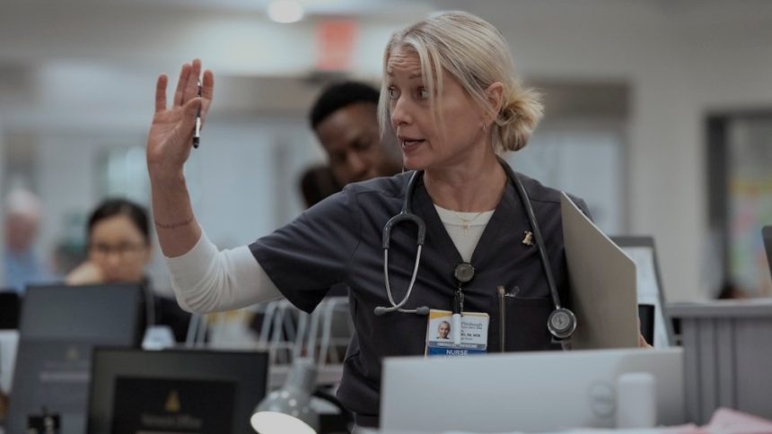 ‘The Pitt’ Star Katherine LaNasa on Dana and Robby’s Fight, His Sabbatical