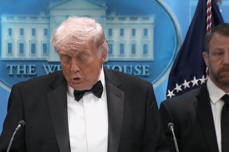 Trump Brags About The Crowd Size After Someone Tried To Shoot Up WHCD
