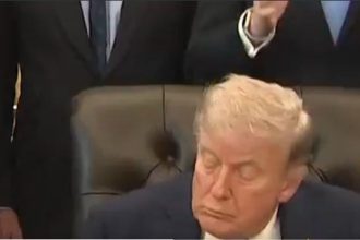 Trump Falls Asleep During Oval Office Event As His Decline Gets Even Worse