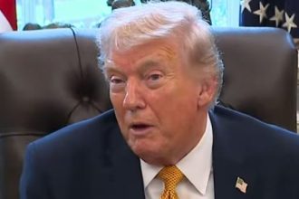 Trump Is Wandering Around The White House Gluing Coins On Doors