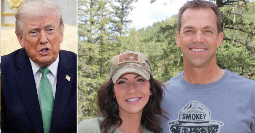 Trump Shocked After Kristi Noem’s Husband’s ‘Busty Bimbo’ Photos Leaked