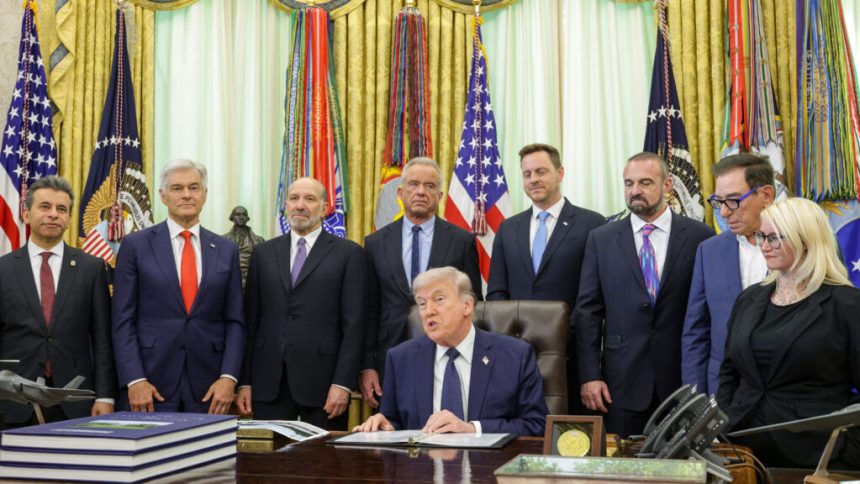 Trump closes first round of drug price negotiations with Regeneron deal