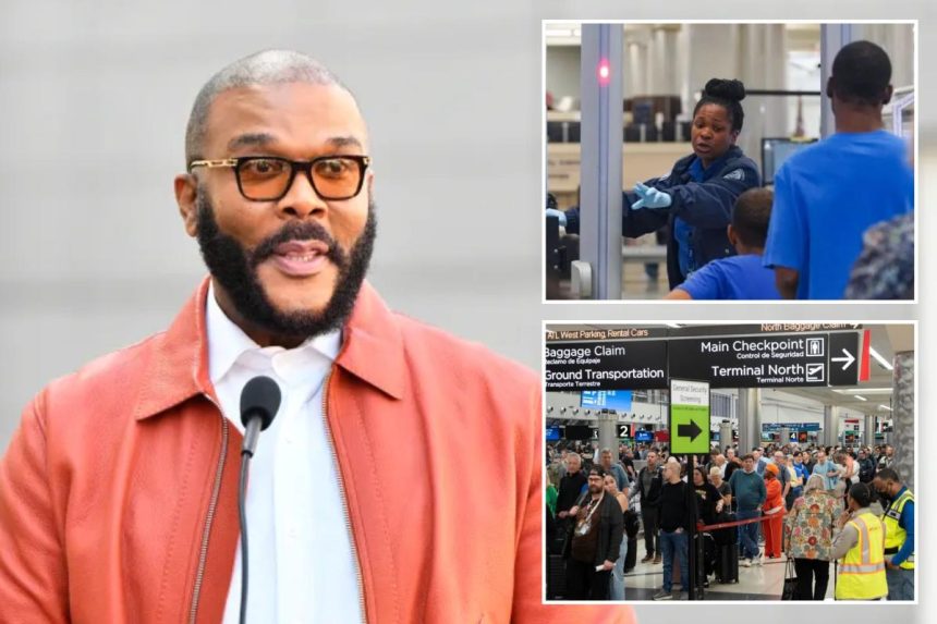 Tyler Perry’s 0K gift cards cleared for TSA workers at Atlanta airport