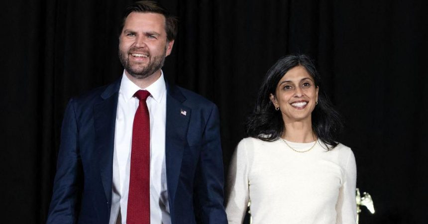 Usha Vance Insists Husband JD Is ‘Nicest, Funniest Guy’