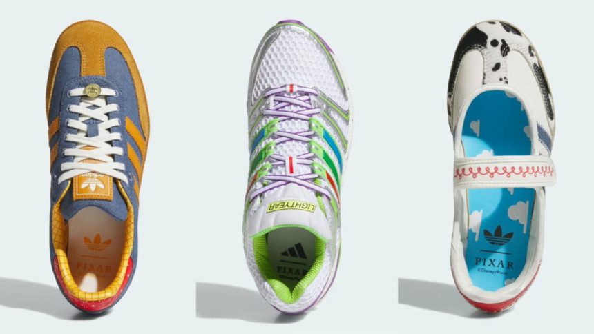 Adidas Celebrates Toy Story 5 With A Stylish Sneaker Trio
