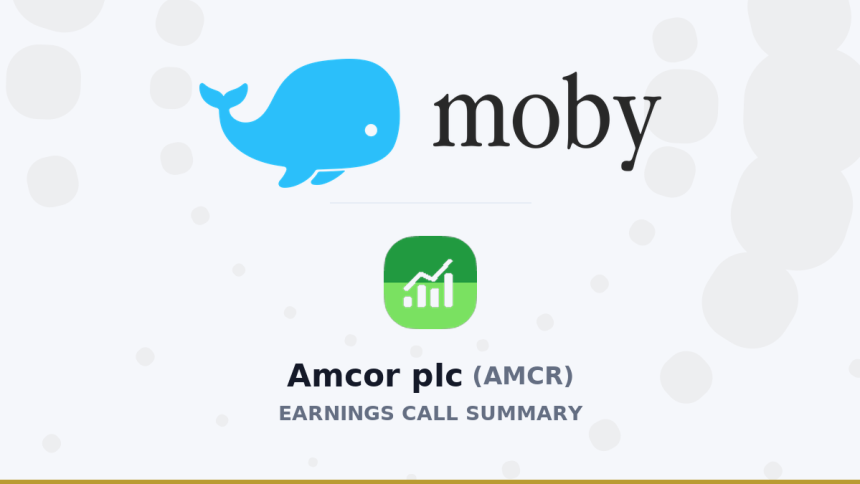 Amcor plc Q3 2026 Earnings Call Summary