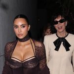 Kim Kardashian and Kris Jenner Make Family Dinner a Fashion Affair
