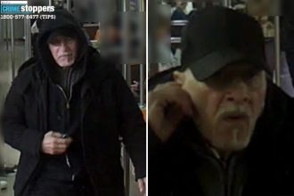 Brian Cox look-a-like flashes gun at much-younger straphanger who felt sick on board NYC train