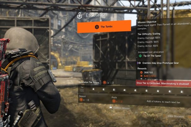 Escalation token distribution for leaders to be improved in The Division 2 