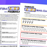 Fight Summer Slide With Free Math Games (Printable Flyer)