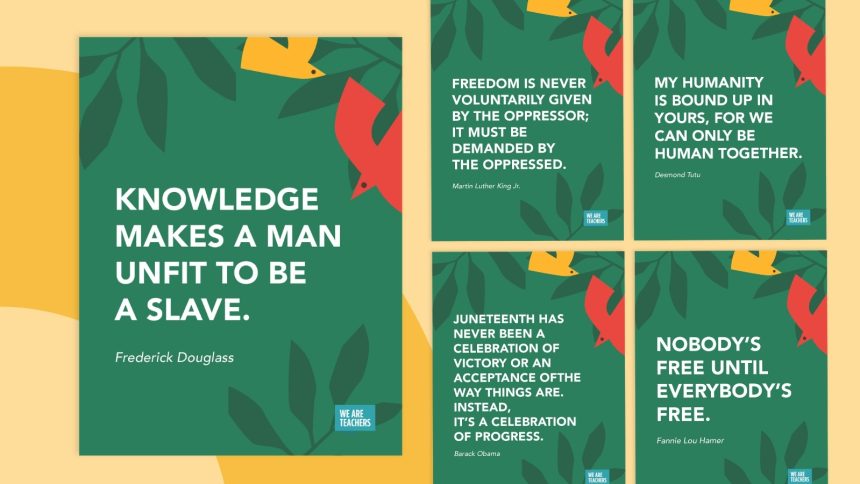 Free Printable Juneteenth Posters for the Classroom