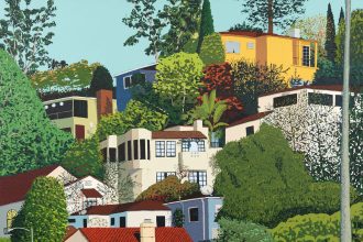 Hilary Pecis Paints Saturated Snapshots of West Coast Life — Colossal