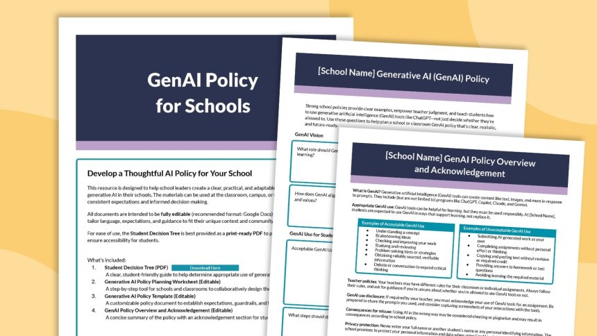 How To Write an AI Policy for Schools: Guide and Free Templates