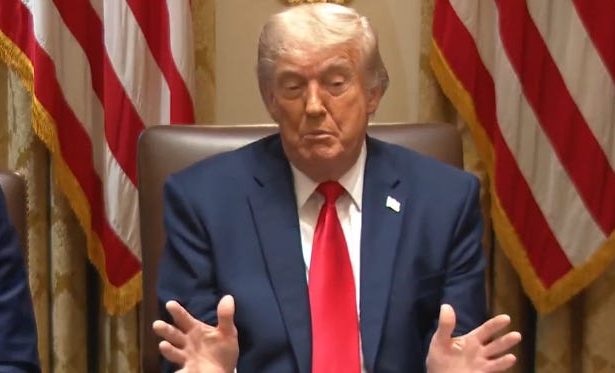 In Between Naps, Trump Blames Biden For The Lincoln Memorial