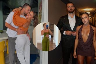 Jake Ferguson jokes about starting a family after seeing fiancée Haley Cavinder in stunning green gown
