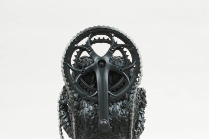 Kim Dacres Revitalizes Sleek Tires, Chains, and Gears in Defiant Sculptures — Colossal