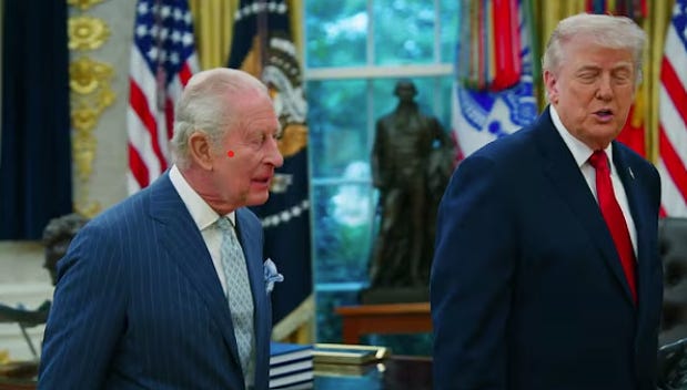 King Charles Dissed Trump, But He Was Too Dumb To Get It