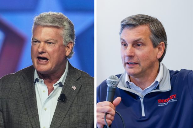 Mike Collins and Derek Dooley head to runoff in Georgia Senate GOP race