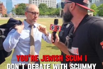 Neo-nazi antisemetic conspiracy theorist unleashes vile Jewish attack in latest sick social media stunt: ‘Your Holocaust was fake’