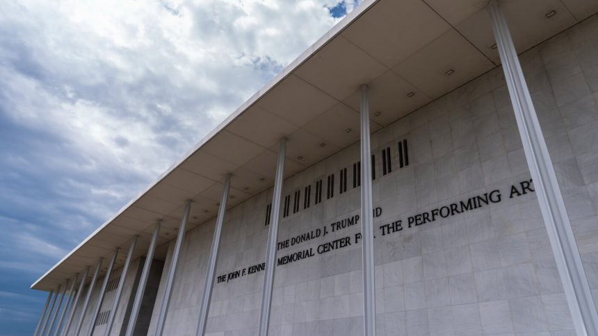 President Trump’s name must come off of the Kennedy Center, judge rules : NPR