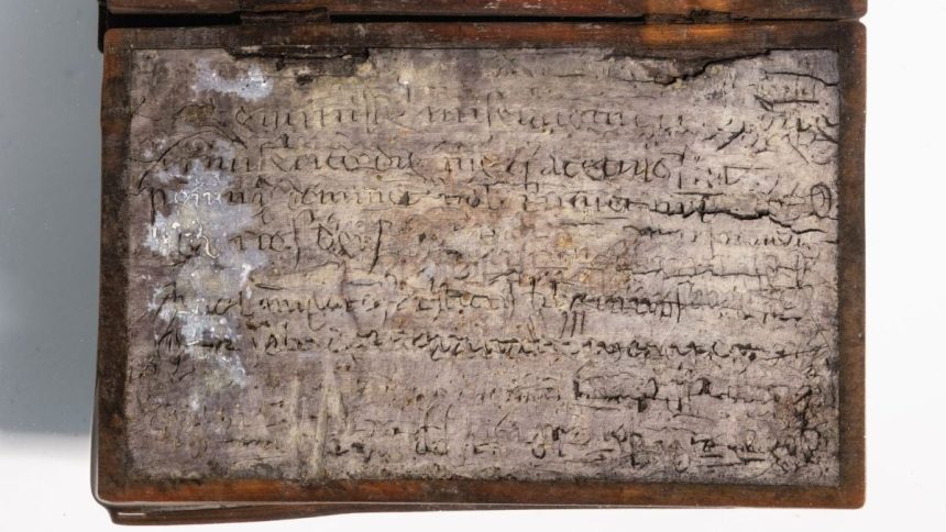 Scientists Found a Notebook in a Medieval Toilet, And It’s Still Legible : ScienceAlert