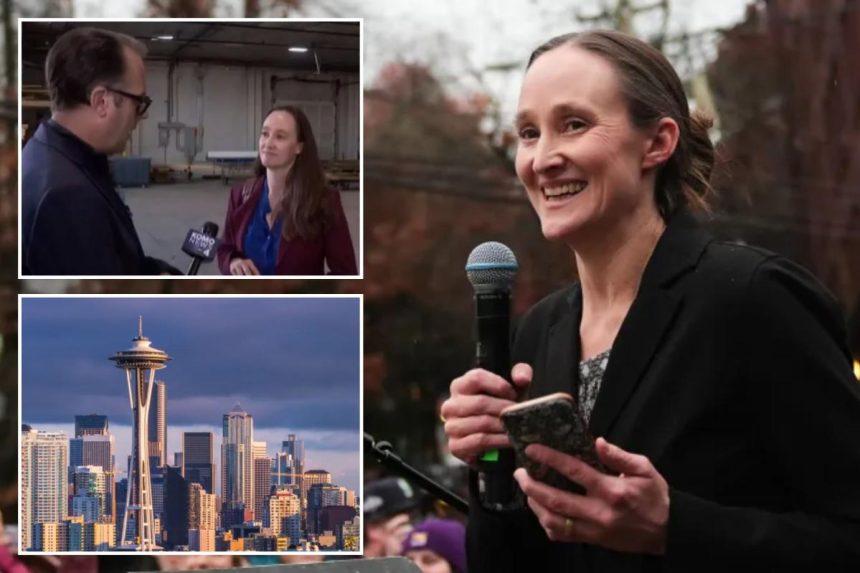 Seattle mayor Katie Wilson’s interview cut short as staff blocks questions on guns, surveillance